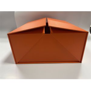 Sturdy Collapsible Paper Box With Magnetic Closure Rectangular Cardboard