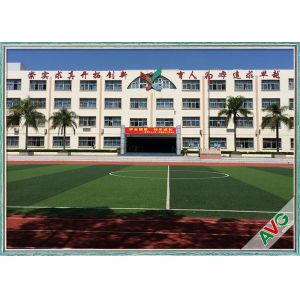 Outstanding Smooth Football Artificial Turf / Grass 100% Recyclable Material