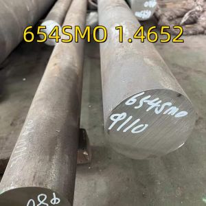 1.4652 Stainless Steel Round Bar 100mm 654SMO Black Bright Surface