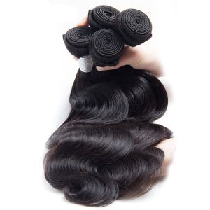8A Unprocessed Virgin Peruvian Hair Extensions Body Wave No Nits And No Lice