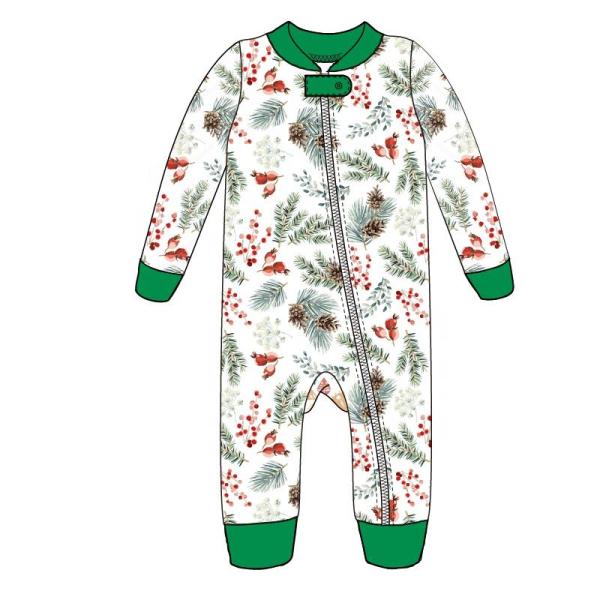 Customized children's Christmas pajamas wholesale Christmas homewear set baby clothes cotton kids clothing