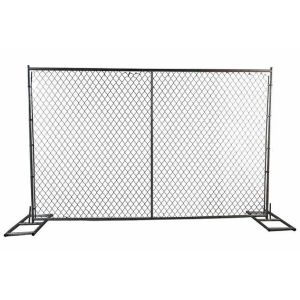 6ft X 12ft Temporary Chain Link Fence Panels Galvanized 60mm X 60mm