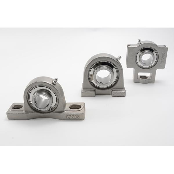 Flange Mounted Stainless Steel Pillow Block Relubricatable 4 Holes Bearing Housing SUCFX05