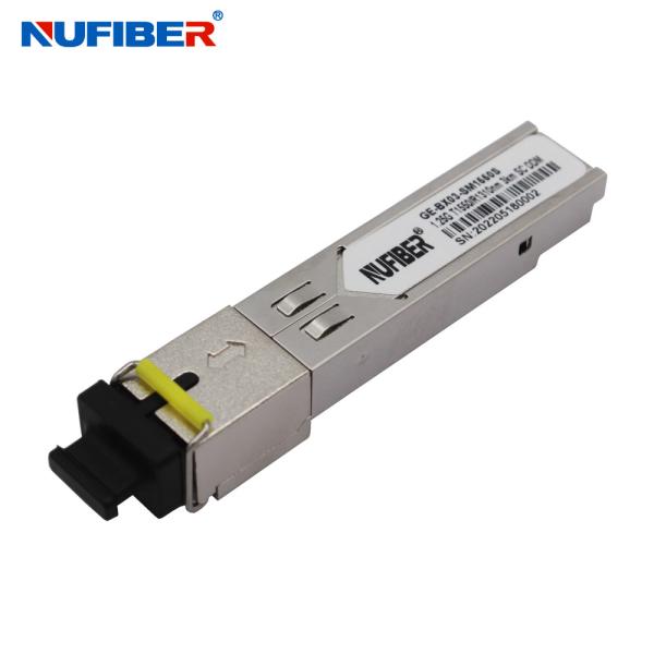 1.25G Optical Transceiver BIDI Single fiber Singlemode SFP 1310nm/1550nm 3km SC