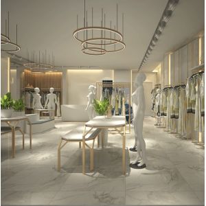 Various Shapes Commercial Display Cabinet , Wooden Display Units For Retail