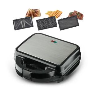 China Stainless Steel Waffle Sandwich Makers 3 In 1  Kitchen Multifunction on sale