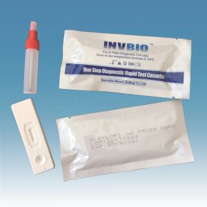 Plastic Card Self H. Pylori Antigen Stool Test Kit 25pcs / Box