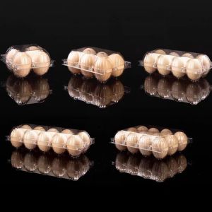 Quality Customized PET Transparent Egg Tray Plastic Packaging Reusable With Cover for sale