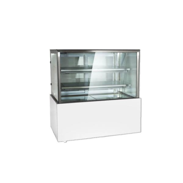 Buy Stainless Steel Cake Display Freezer Commercial Elegance Marble Base at wholesale prices