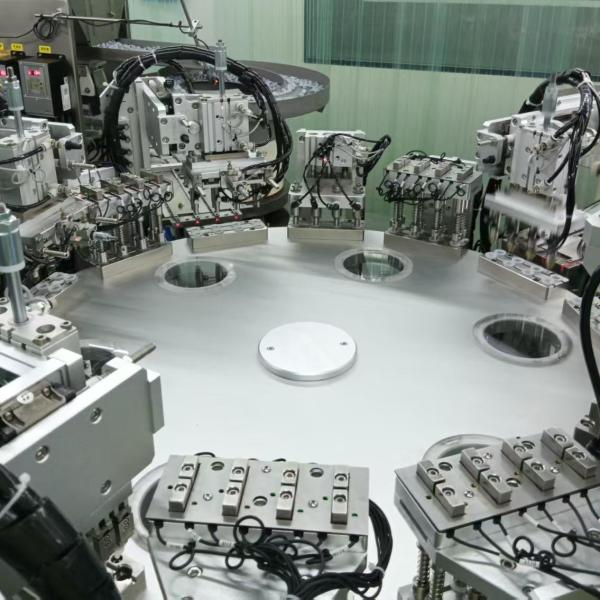 Infusion Cap Assembly Machine Controlled By PLC With Multi-language Display