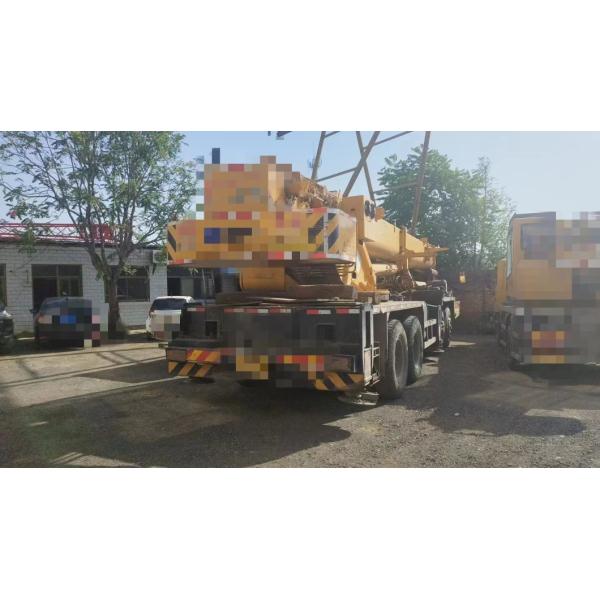 Xg 50ton Truck Crane Site Construction Equipment with Five-Arm Crane Jib and in Yellow