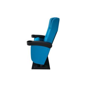 100% Polyester Commercial Theater Seating Steel Leg Auditorium Chair
