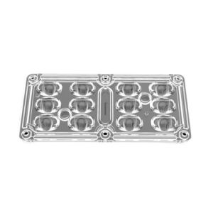 Multipurpose IP65 Street Light Lens , 122x58mm Lightweight 5050 LED Lens