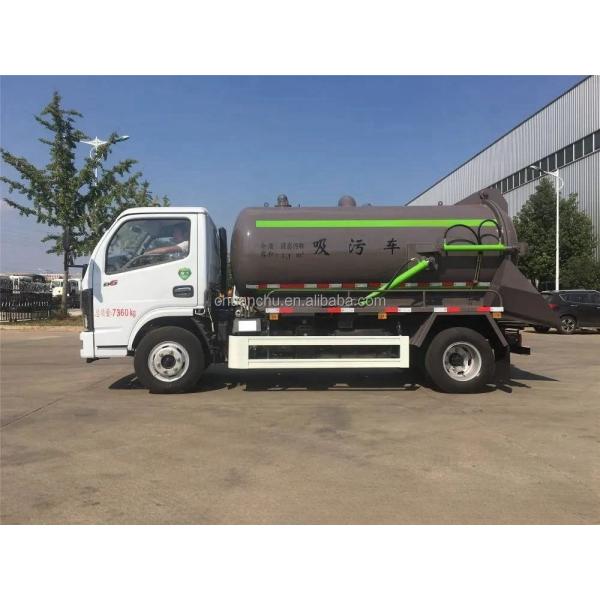 Dongfeng 4X2 Small Waste Water Tank Sewage Suction Truck
