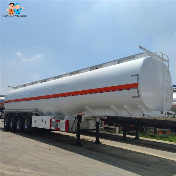 5 Compartments Steel Fuel Tanker Semi Trailer 45000L Volume