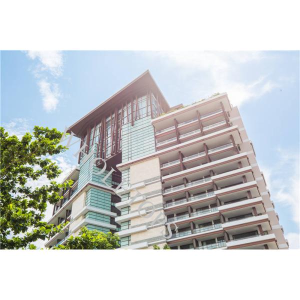 Waterproof 6.0MM Custom Laser Cut Aluminum Panels PVDF Coated For Apartment