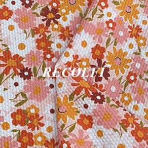 Sustainable Activewear Knit Fabric Digital Printing Stretch Sport Bra