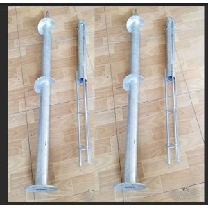 High-quality Ground Screw Piles Impregnated With Galvanized Ground For