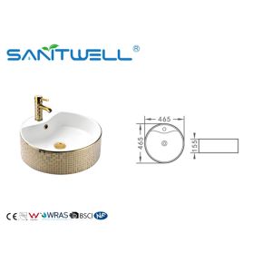 AB8002 Ceramic Art Basin Bathroom vanity sink above counter top