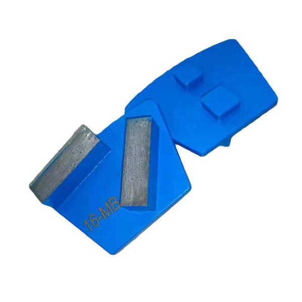 Buy Durable Blue Concrete Grinding Block , Polished Concrete Abrasive Diamond Tool at wholesale prices