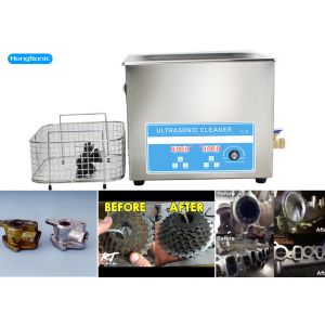 15L 300W Industrial Ultrasonic Cleaning Machine For Bicycle Chain Cleaning