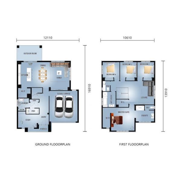 ICC EN-1090 Prefabricated House Modern Luxury Villa Kits With Light Gauge Steel