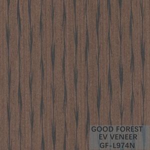 Engineered Custom Wood Veneer Panels Irregular Texture For Decoration ISO