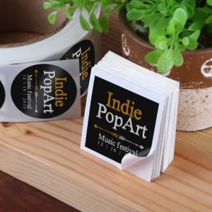 Customized Waterproof Label Sticker Machine Printing Adhesive Wholesale