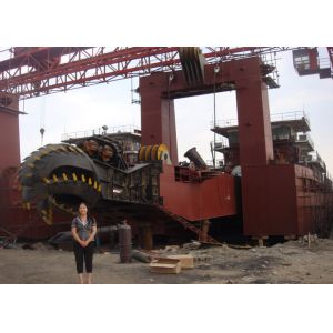 China 30 Inch Dual Pump Dredger , Sand Dredging Machine Diesel Engine Low Fuel Consumption on sale