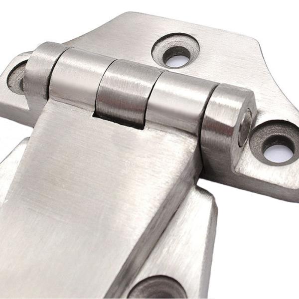 148mm Heavy Duty Hinges For Steel Doors 180 Degree Roaster Freezer