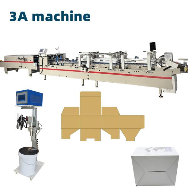 CQT-900 Folding Boxes Machine Enhanced Type Box Folding Gluing for Easy Case