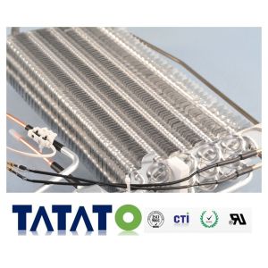 Slant Inserting Aluminum Fin Heat Exchanger For High End Frost Free Refrigerator