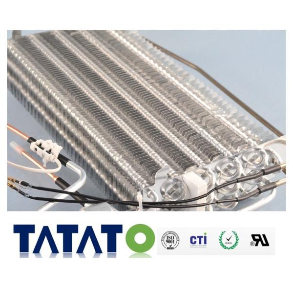 Slant Inserting Aluminum Fin Heat Exchanger For High End Frost Free Refrigerator