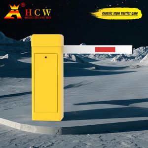 HCW Straight Pole Boom Barrier Gate AC110-240v Anti-corrosion Electric Boom