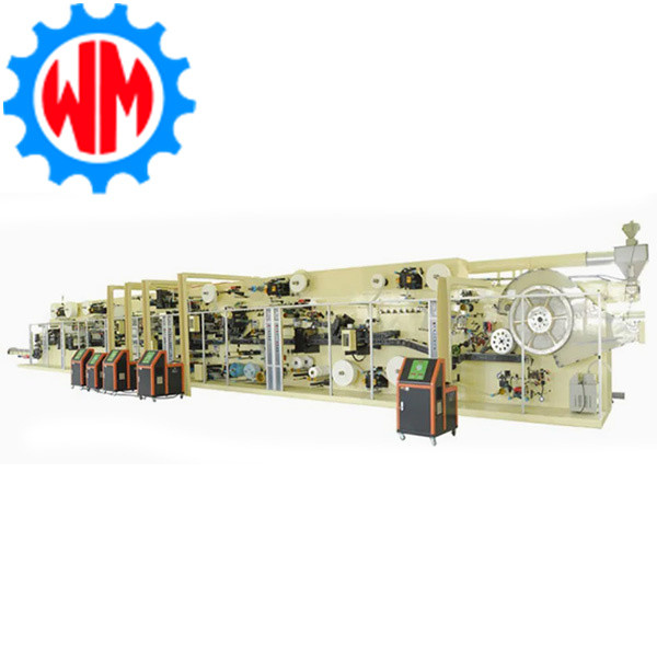 High Efficiency Stable 1200PCS/Minute Sanitary Napkin Making Machine Professiona