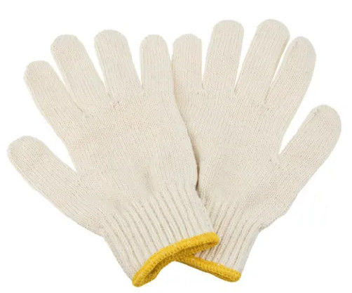 10 Gauges 50grams Natural White Work Cotton Gloves