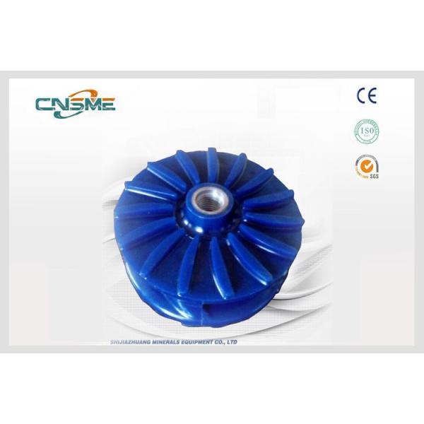 Buy Mining Slurry Pump Spare Parts Polyurethane Impeller Blue / Red at wholesale prices