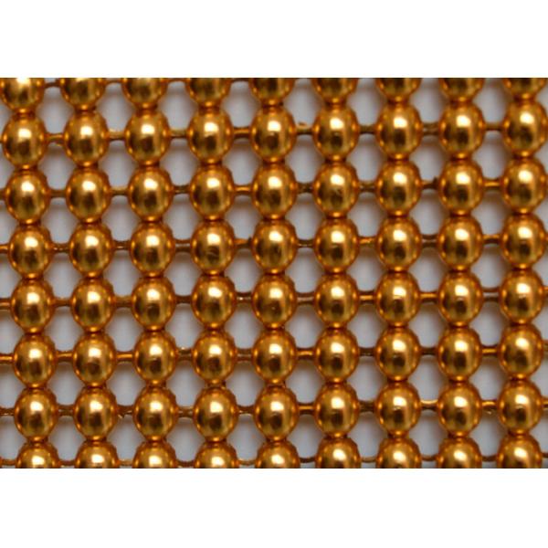 Buy Decoration Facade 2mm Metallic Sequin Cloth PVD Aluminum Mesh Fabric at wholesale prices