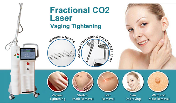 Professional Stationary Clinic Salon Equipment Co2 Fractional Laser Skin Rejuvenation Scar Removal Vaginal Tightening Machine