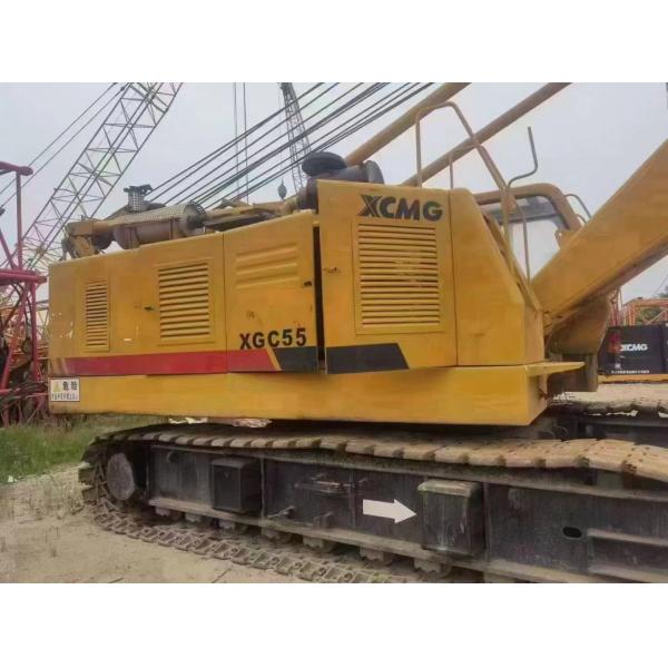 Maximum Lifting Weight 16t Used 2013 Xg 55 Tons Hook Two Cranes Truck Crane