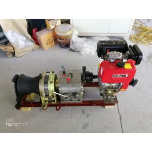 Gasoline Powered Cable Winch Puller For Traction Line Convenient Transported