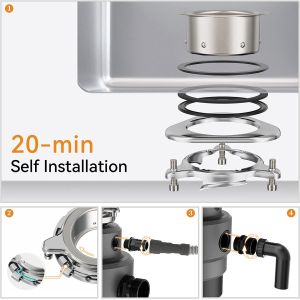 Kitchen Food Waste Disposer Household Sink Garbage Disposal Waste Disposal