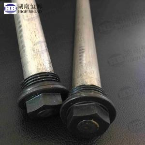 Quality Commercial Grade Extruded Magnesium Anode Rod For Hot Water Heater Steel Tanks for sale