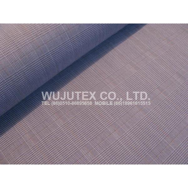 TR spandex 75% polyester 23% rayon 2% span, check, weight 180g/sm very nice