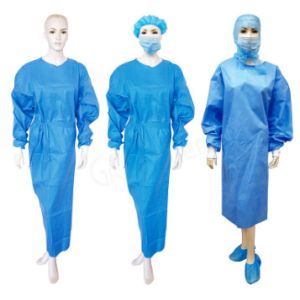 waterproof Non Sterile Disposable Surgical Gown AAMI Level 2