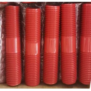 PTFE Double Ended Bolt / Carbon Steel Stud Bolts UNC Thread