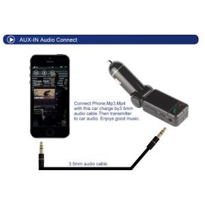 blue-tooth car charger mp3 player