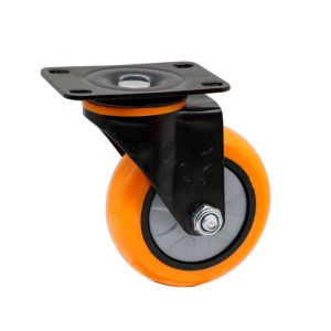 100kg/110kg/130kg Load Industrial Flat Universal Caster Wheel No Brake