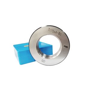 China Metric TR75x4mm Trapezoidal GO Thread Ring Gauge 8c for Test External Threads Manufactured on sale
