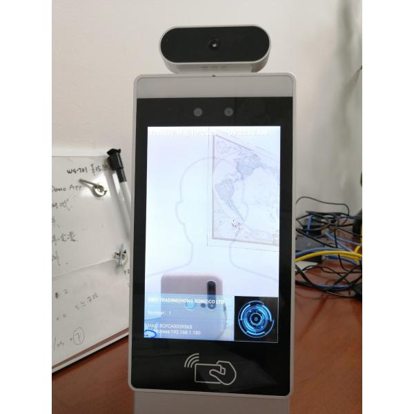Buy AI Camera Face Recognition 8 Inch Digital Infrared Body Thermal Scanner Facial Recognition Body temperature test at wholesale prices